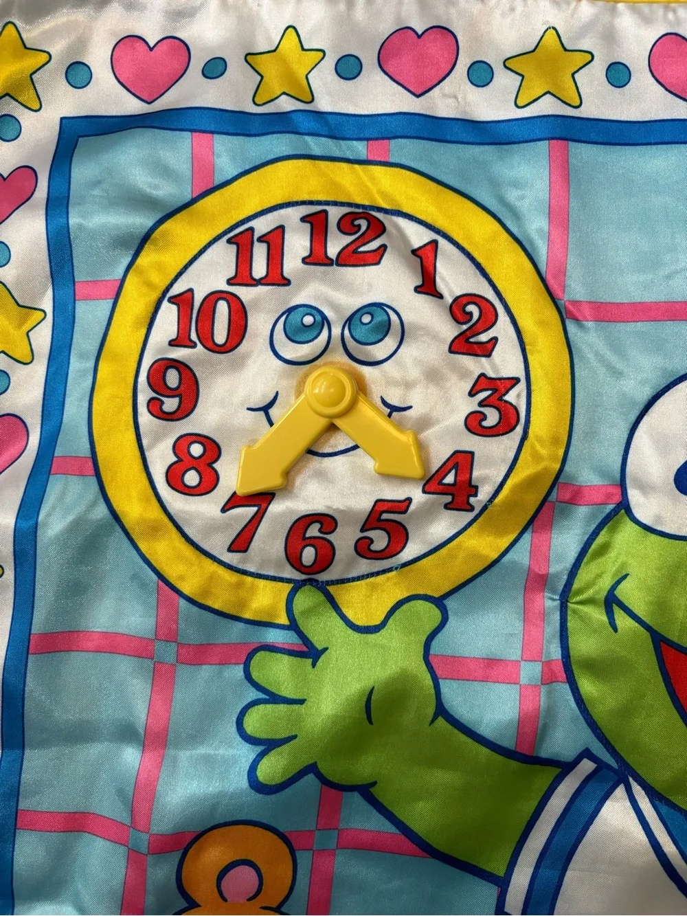 Vintage 1989 Muppet Babies Kermit Activity Babymat - Multicolor